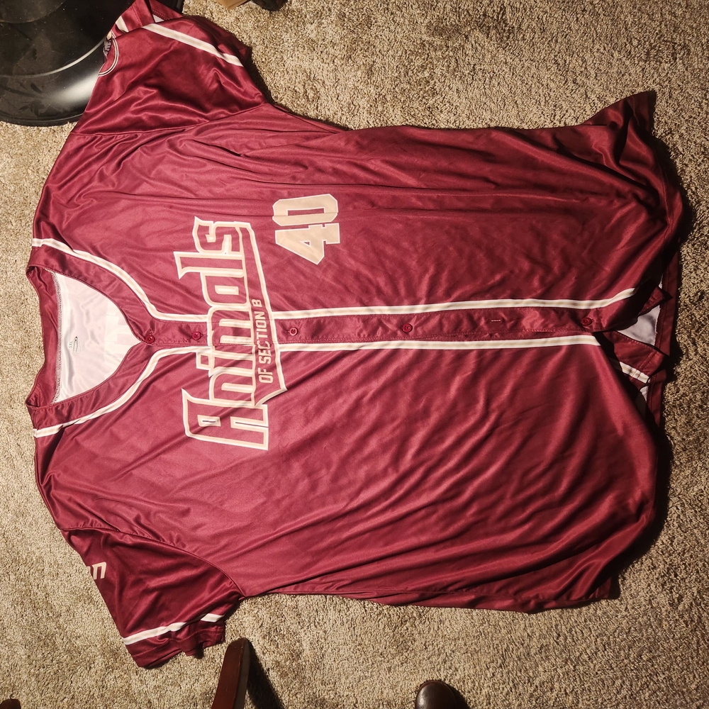 Power-tek Arkansas Razorbacks baseball jersey Mens Size 5xl (2)